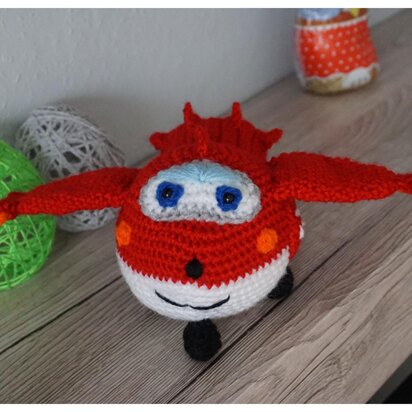 Amigurumi Häkelanleitung für Spielzeug Flugzeug Jet...