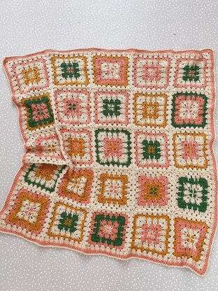 Larksfoot Granny Square Blanket