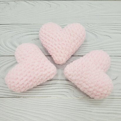 Heart Pink Plush