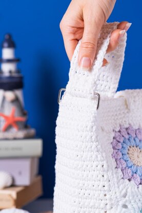 Granny Square Crochet Bag "Summer Vibes"