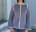 Raglan Cardigan Addi knitting machine