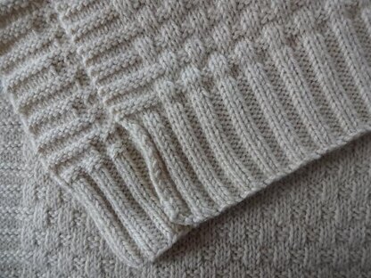 Basketweave Cashmere Baby Blanket