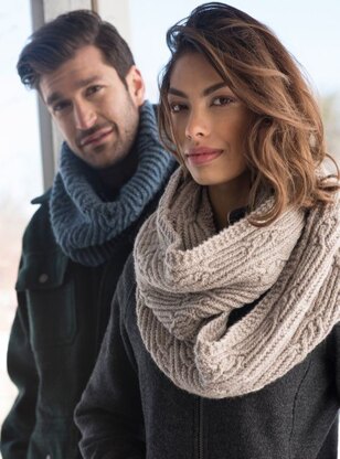 Pilot Short and Long Cowls in Berroco Mercado - 400-4 PDF.