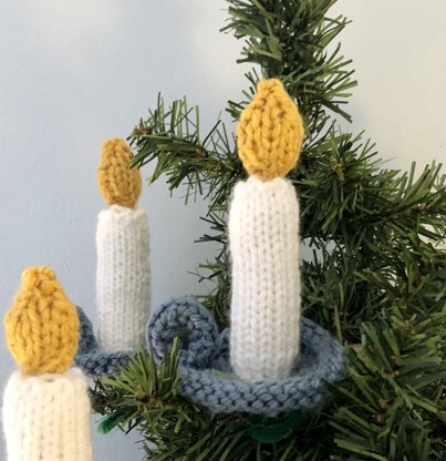 Christmas Candle Knit Pattern
