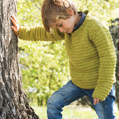 Boy's Crew Neck Jumper in DMC Cottage Style Camilla - 15168L/2