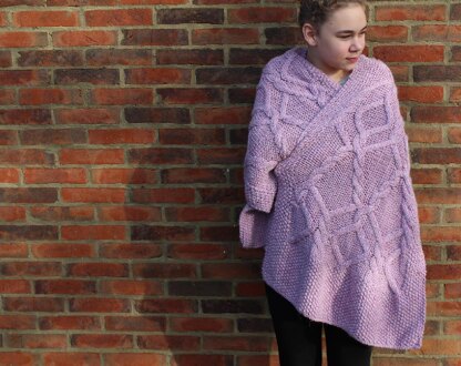 Clodah Cabled Wrap