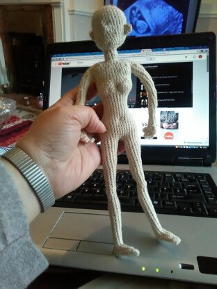 Basic doll body crochet 8-10 inches