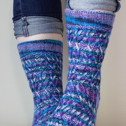 Inca Trail Socks - knitting pattern