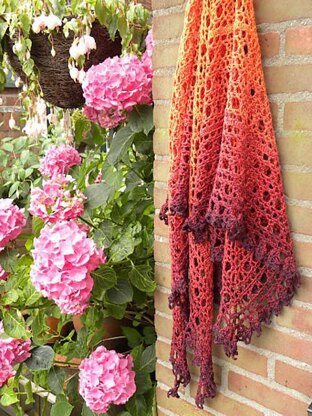 Lavender Cake Shawl