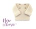 Size New Born - Natural Baby Sweater