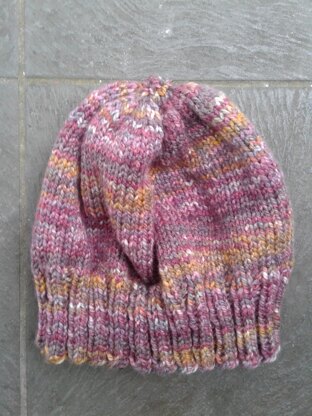 Handmade Fireglow Knitted Hat