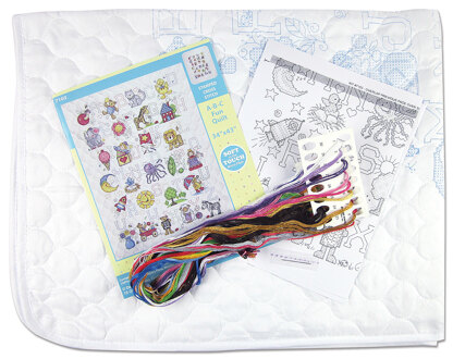 Design Works ABC Fun Quilt Cross Stitch Kit - 34 x 43 Quilt
