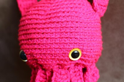 Squid Amigurumi Bag