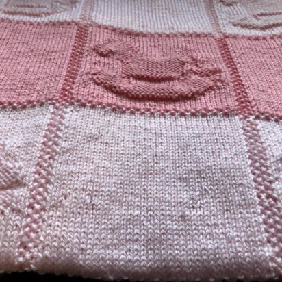 Rocking Horse Baby Blanket