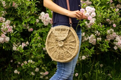 Sunburst circle bag