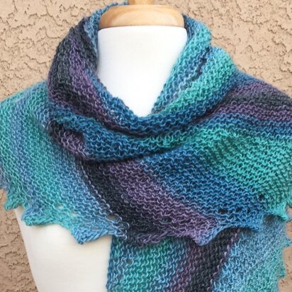 Crescent Sky Shawl