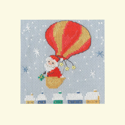 Bothy Threads Delivery By Balloon Cross Stitch Kit - 10 x 10cm