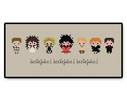 Beetlejuice Bite Size - PDF Cross Stitch Pattern