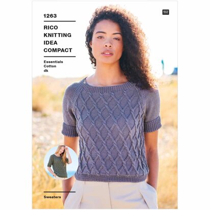 Sweaters in Rico Essentials Cotton DK - 1263 - Downloadable PDF