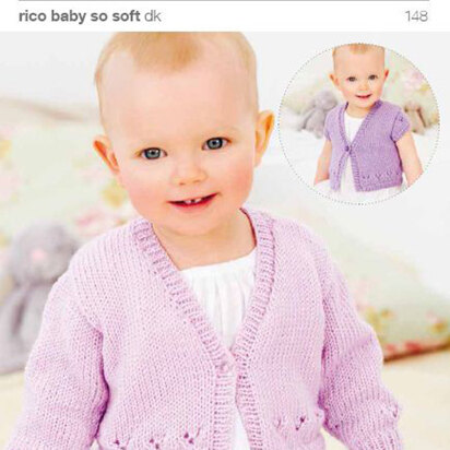 Cardigans in Rico in Baby So Soft DK - 148