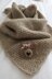 Happy Teddy Scarf + crochet applique