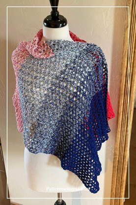 Liberty's Embrace Rectangle Shawl