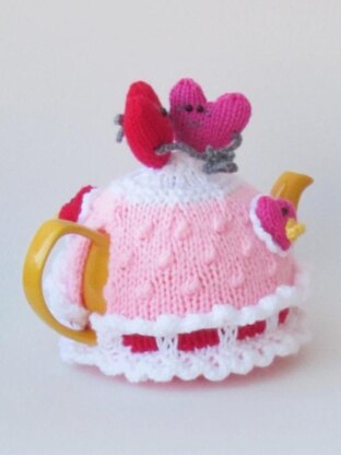 In Love Hearts Tea Cosy