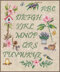 Vervaco Garden Alphabet Cross Stitch Kit - 33cm x 40cm