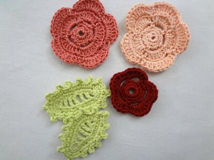 Crochet Autumn Brooch