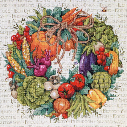 Vegetable Wreath - PDF