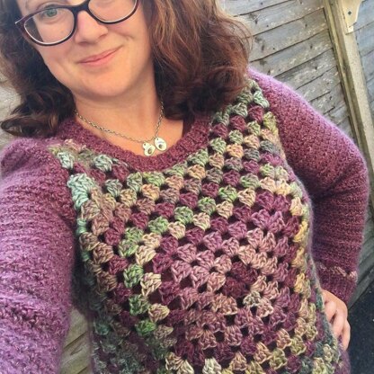 Margaret Granny Square Pullover