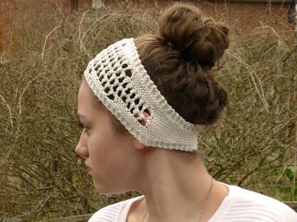 Filet Lace Headband