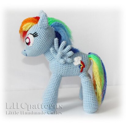 Rainbow Dash Pony Horse Crochet Pattern