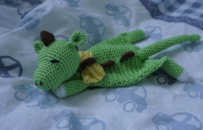 Crochet Pattern Cuddle Cloth Dragon Draco!