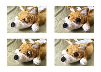 コーギーのティッシュボックスカバー Corgi tissue paper cozy