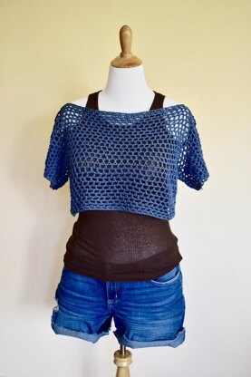 Honeycomb Mesh T - Easy Crochet Pattern