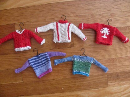 Mini Sweater Ornaments