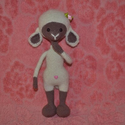 Rosy the sheep doll