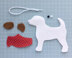 Jip the Jack Russell Felt Ornament