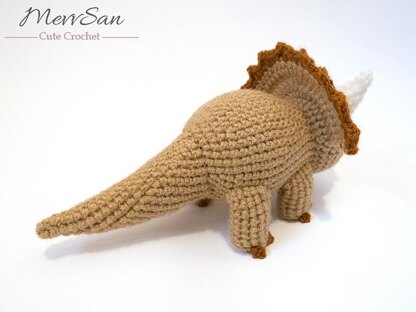 Amigurumi Triceratops Dinosaur