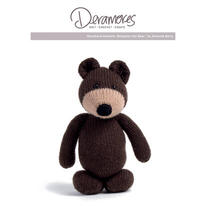 Deramores Woodland Creatures Benjamin the Bear in Deramores Studio DK - Downloadable PDF