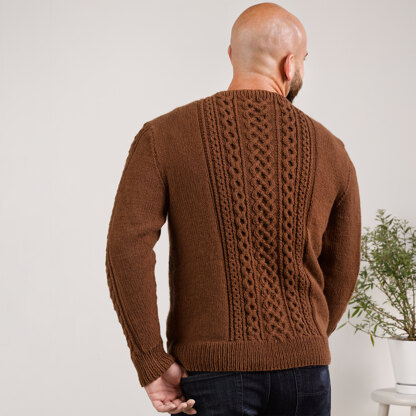 1172 Heath - Sweater Knitting Pattern for Men in Valley Yarns Brodie