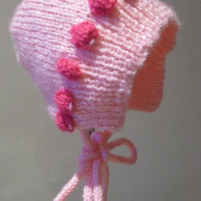 Baby Rosebud Bonnet