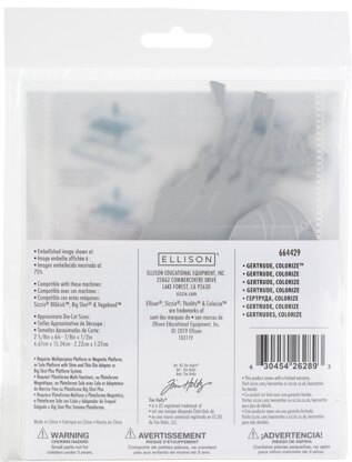 Sizzix Thinlits Dies By Tim Holtz - Gertrude, Colorize