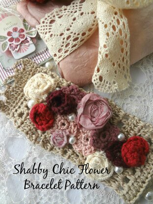 Shabby Chic FLower Bracelet