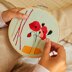 DMC The Restful Poppies Embroidery Duo Kit