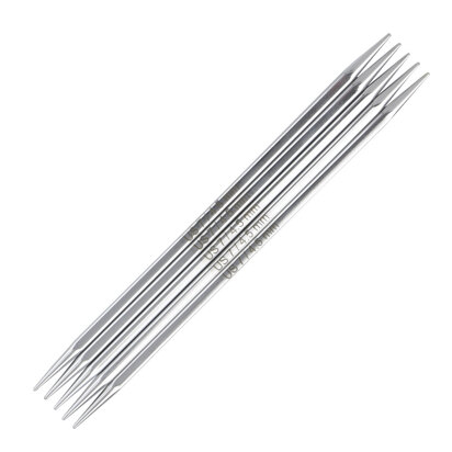 Knitter's Pride Nova Platina Cubic 6" Double Pointed Needle (set of 5)