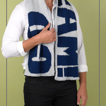Rallying Reversible Scarf - Free Knitting Pattern in Paintbox Yarns Simply DK