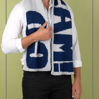 Rallying Reversible Scarf - Free Scarf Knitting Pattern in Paintbox Yarns Simply DK - knitting pattern