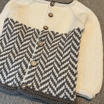 Chevron cardigan